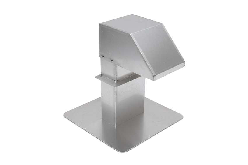 Aluminium Dachdurchführung 250 x 125 mm