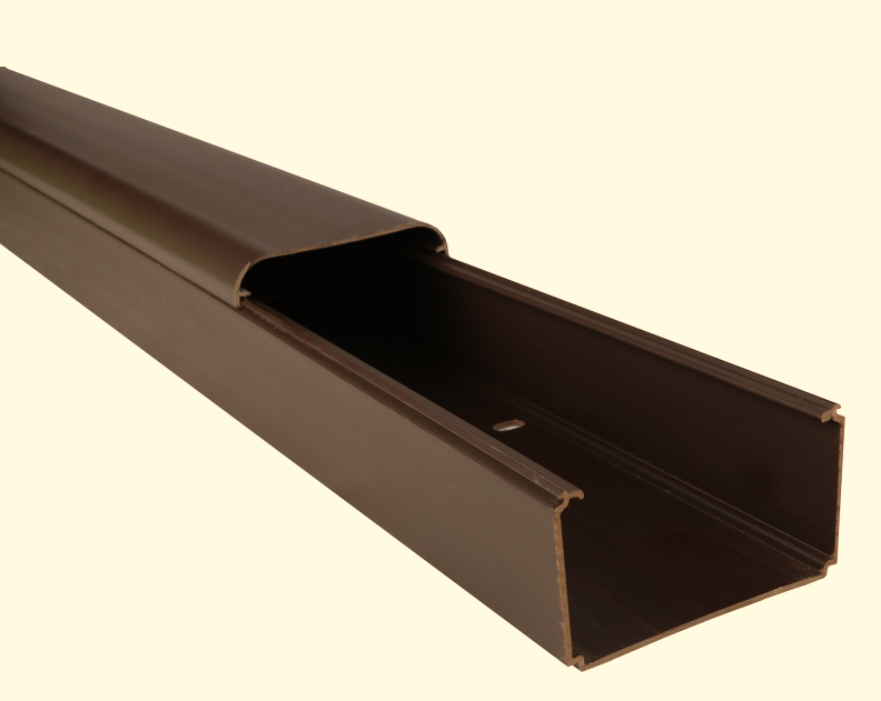 Montagekanal braun 90 x 65 mm